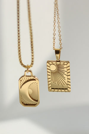 Sun and Moon Necklaces