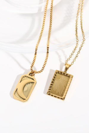 Sun and Moon Necklaces