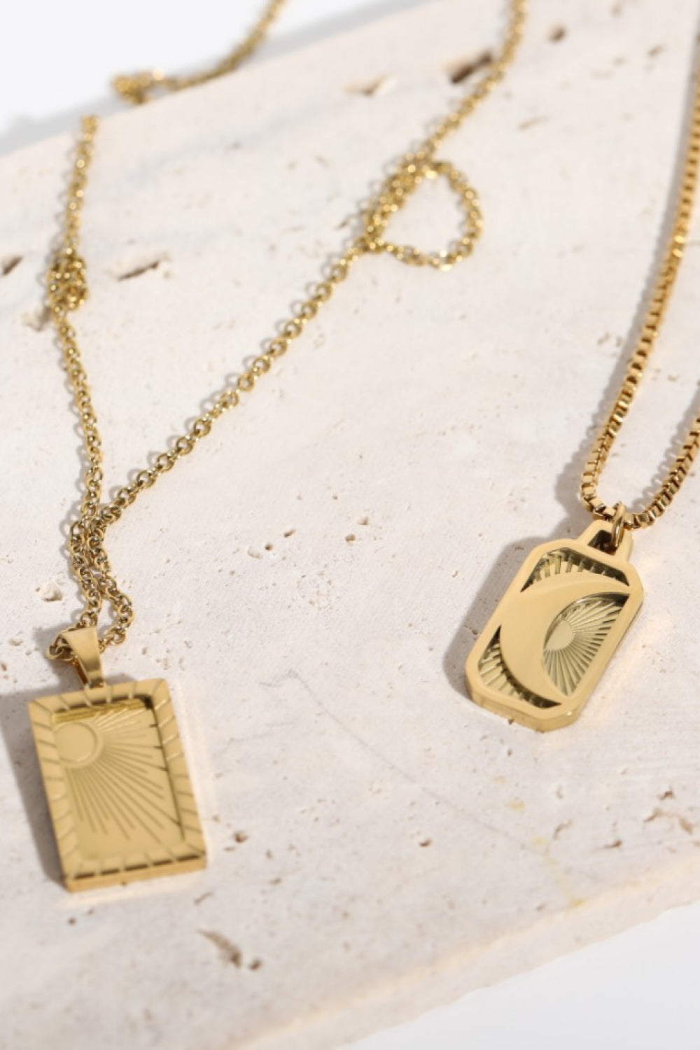 Sun and Moon Necklaces
