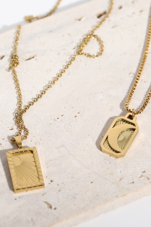 Sun and Moon Necklaces