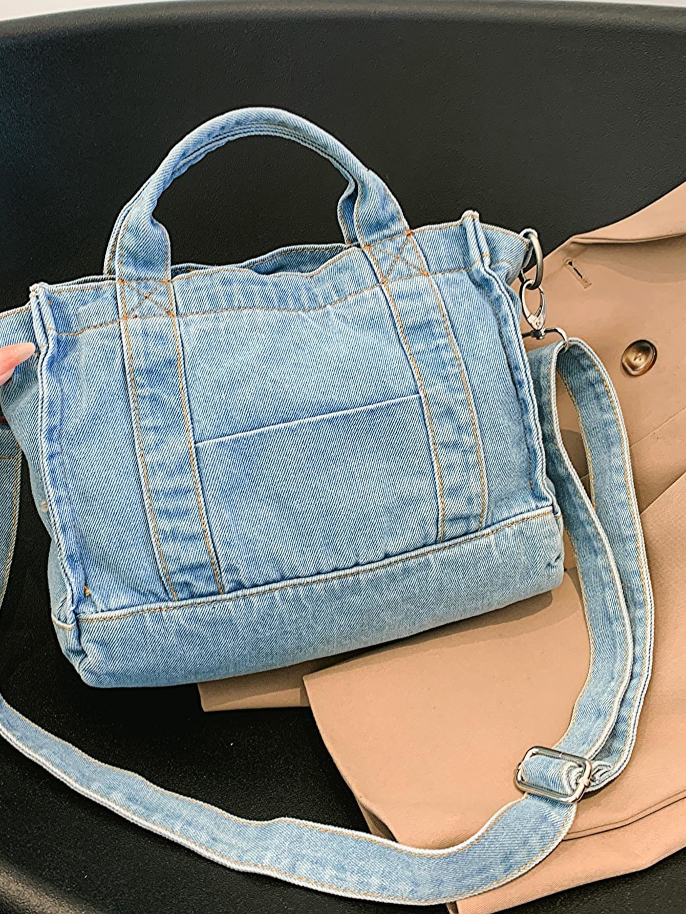Adored Denim Shoulder Bag
