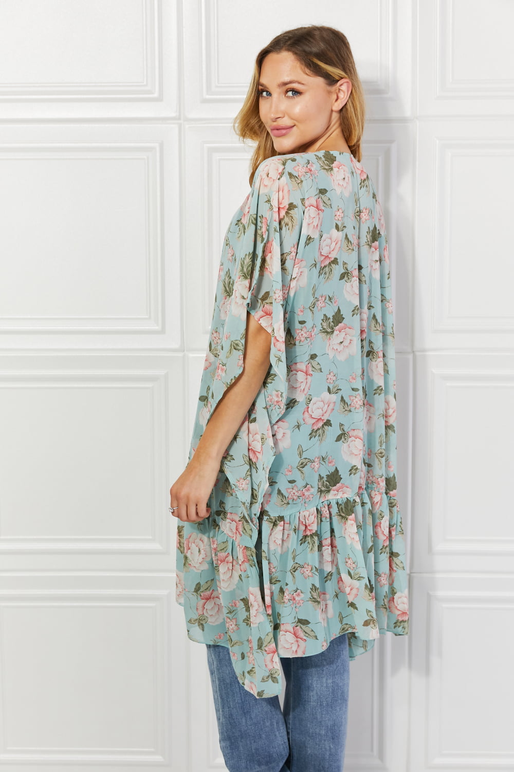 Justin Taylor Floral Vintage Kimono