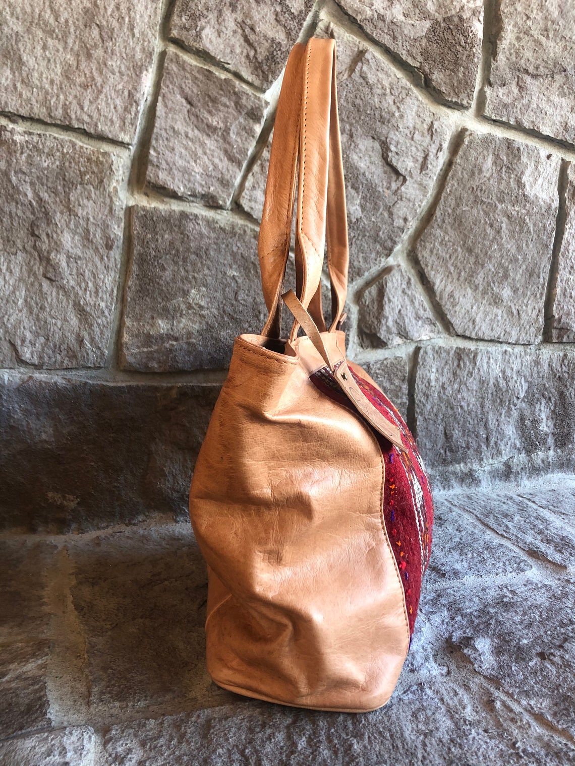 Moroccan Leather Travel Tote
