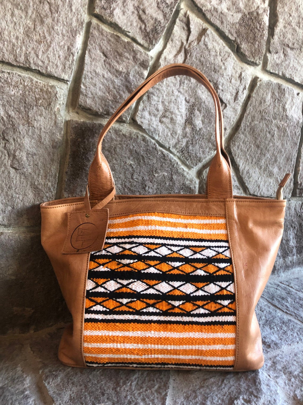 Moroccan Leather Travel Tote