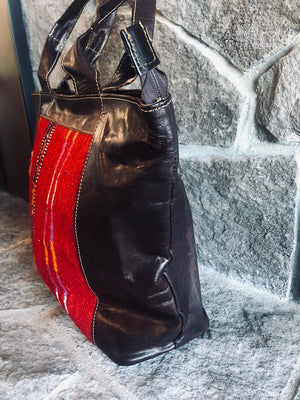 Moroccan Leather Travel Tote