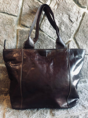 Moroccan Leather Travel Tote
