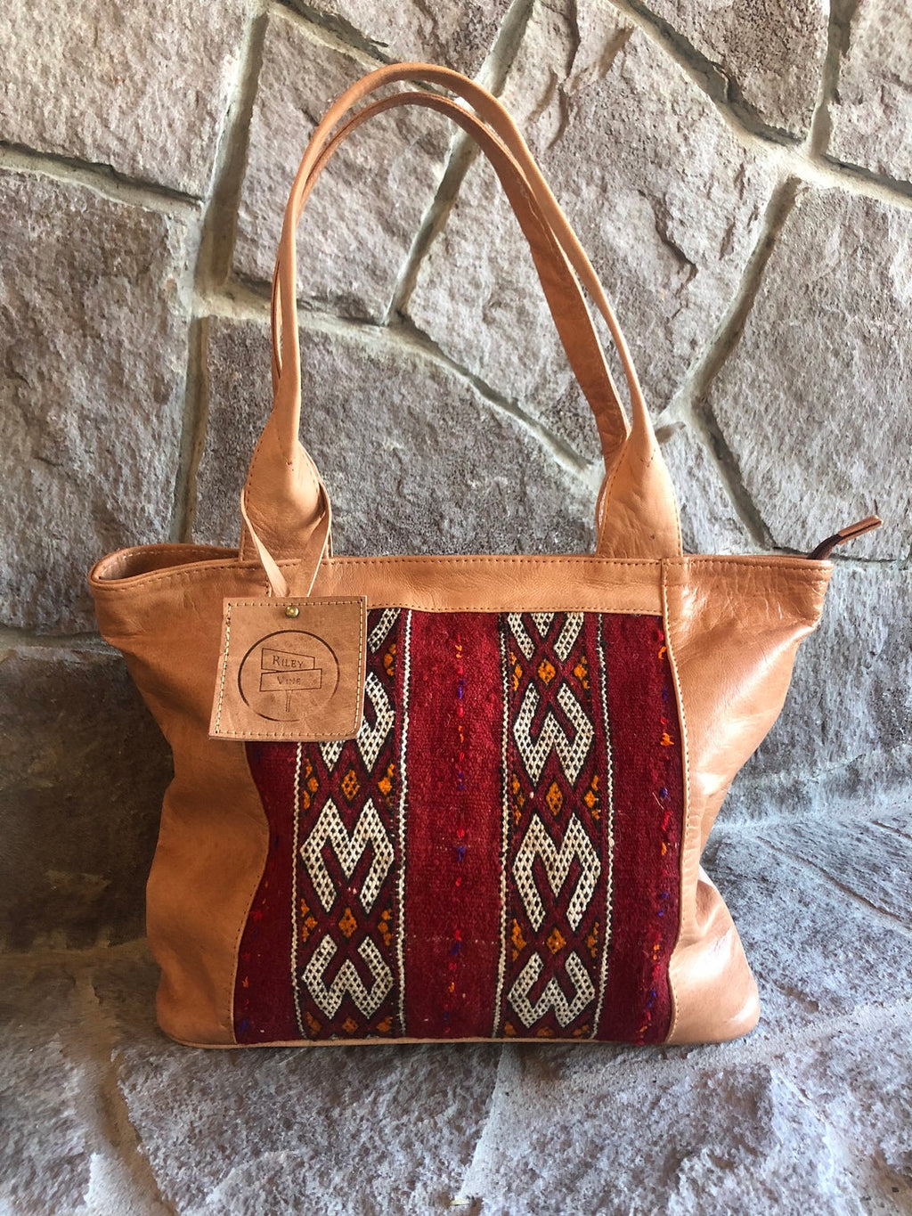 Moroccan Leather Travel Tote
